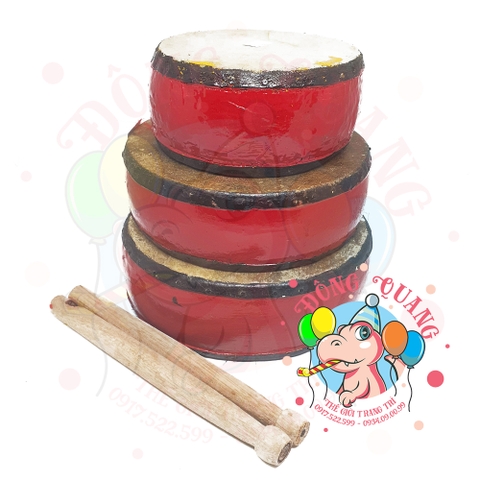 Trống gỗ 2 mặt