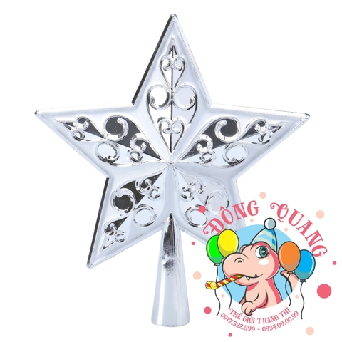 Sao hoa văn gắn đỉnh cây thông (set 1)