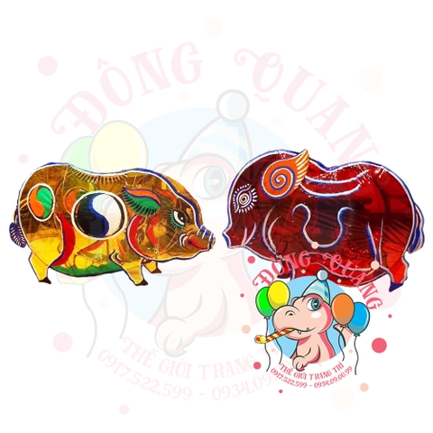 Đèn Trung thu Heo giấy kiếng 1
