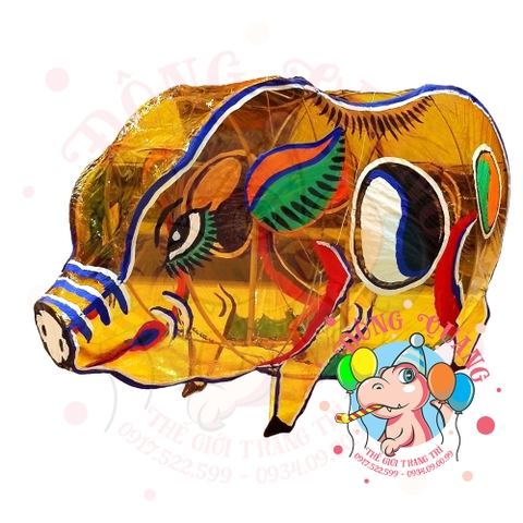 Đèn Trung thu Heo giấy kiếng 1
