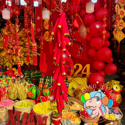 Tràng pháo rối trang trí