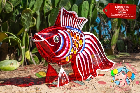 Đèn Trung thu Cá vàng giấy kiếng (cỡ lớn)