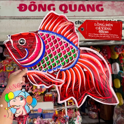 Đèn Trung thu Cá vàng giấy kiếng (cỡ lớn)