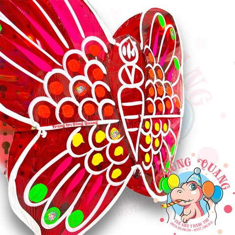 Đèn Trung thu Bướm giấy kiếng (cỡ lớn)