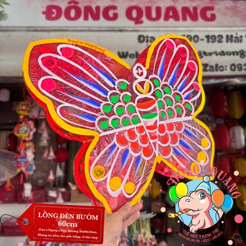 Đèn Trung thu Bướm giấy kiếng (cỡ lớn)