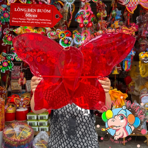 Lồng đèn Trung thu giấy kiếng chưa trang trí (25-60cm)