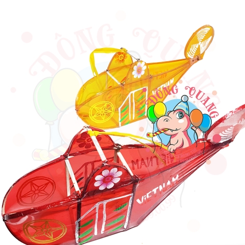 Đèn Trung thu Máy bay trực thăng giấy kiếng