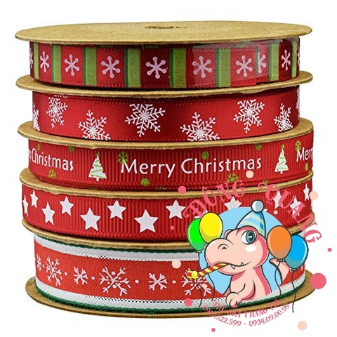 Dây ribbon Giáng sinh