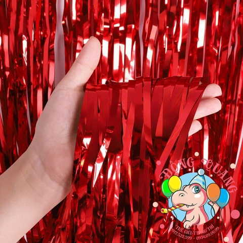 Rèm kim tuyến sợi bóng (12 màu)