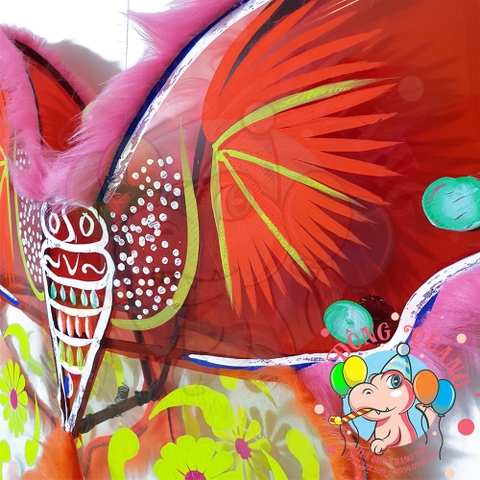 Đèn Trung thu Bướm giấy kiếng 3 (cỡ lớn)