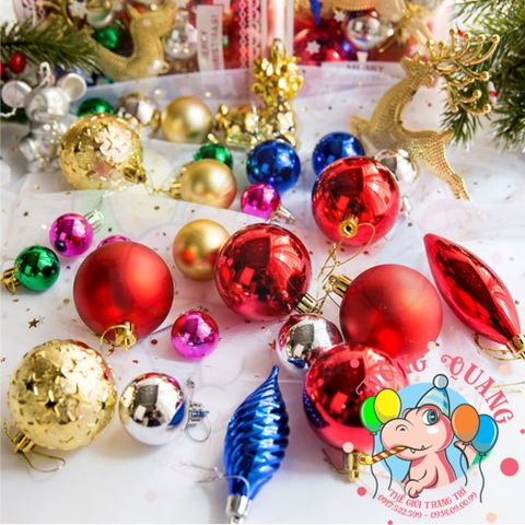 Set 30 phụ kiện giáng sinh kiểu 1