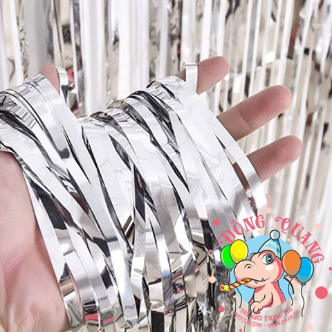 Rèm kim tuyến sợi bóng (12 màu)