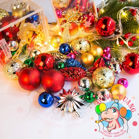 Set 30 phụ kiện giáng sinh kiểu 1