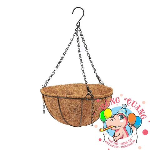 Giỏ hoa xơ dừa