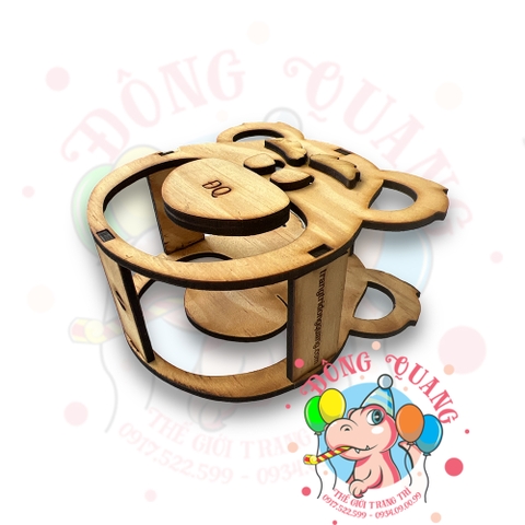 Đèn Trung thu gỗ Gấu dâu Lotso