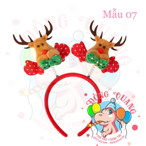 Cài tóc Giáng sinh (16 mẫu)
