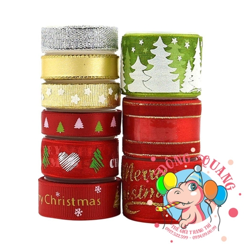 Dây ribbon Giáng sinh