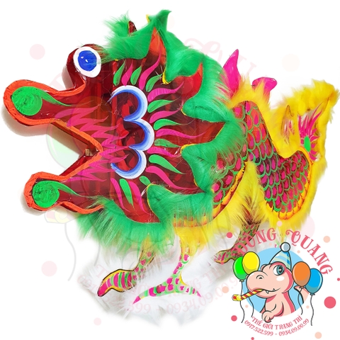 Đèn Trung thu Rồng giấy kiếng 2 (cỡ lớn)