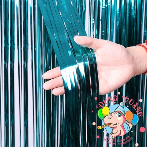 Rèm kim tuyến sợi bóng (12 màu)