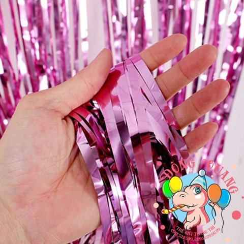 Rèm kim tuyến sợi bóng (12 màu)