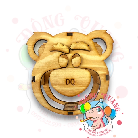 Đèn Trung thu gỗ Gấu dâu Lotso