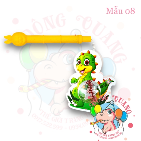 Đèn Trung thu nhựa 2 mảnh trái châu HT (12 mẫu)