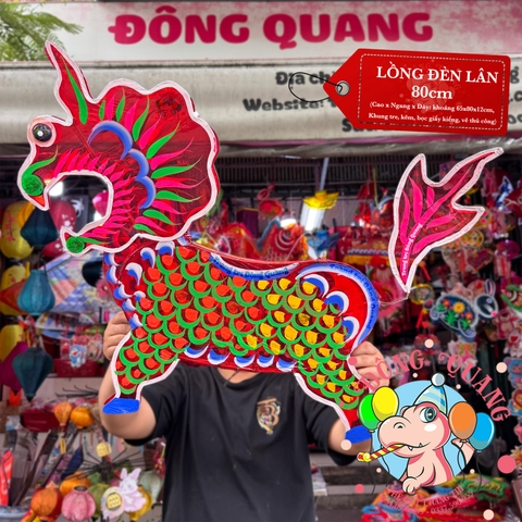 Đèn Trung thu Lân giấy kiếng 1