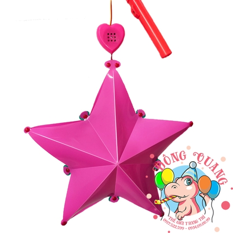 Đèn Trung thu Ngôi sao nhựa lắp ráp