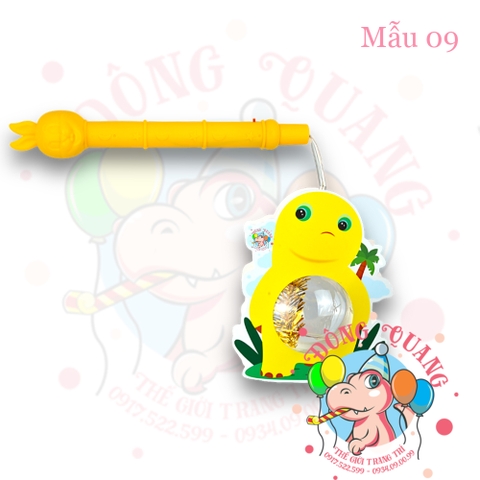 Đèn Trung thu nhựa 2 mảnh trái châu HT (12 mẫu)