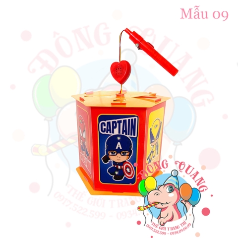 Đèn Trung thu nhựa kéo quân nhỏ SS (12 mẫu)