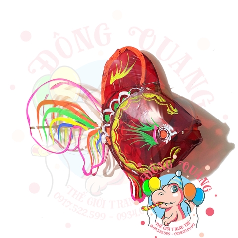 Đèn Trung thu Cá 3 đuôi giấy kiếng 1