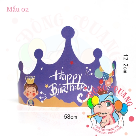 Vương miện giấy sinh nhật
