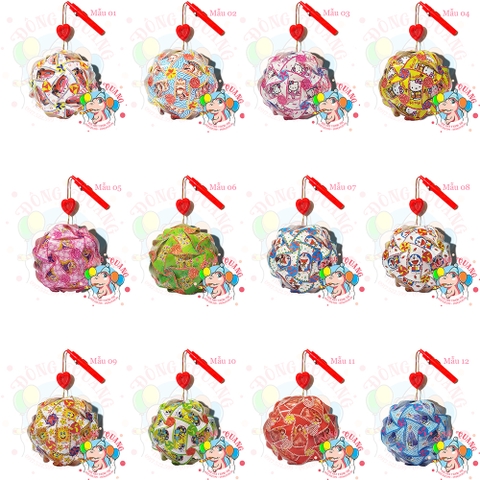 Đèn Trung thu nhựa banh nhỏ SS (12 mẫu)