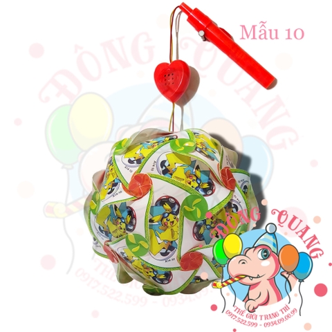 Đèn Trung thu nhựa banh nhỏ SS (12 mẫu)
