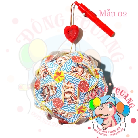 Đèn Trung thu nhựa banh nhỏ SS (12 mẫu)