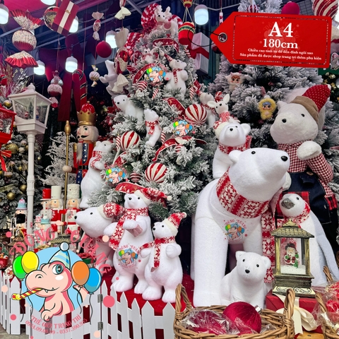 Cây thông phủ tuyết (cành treo)