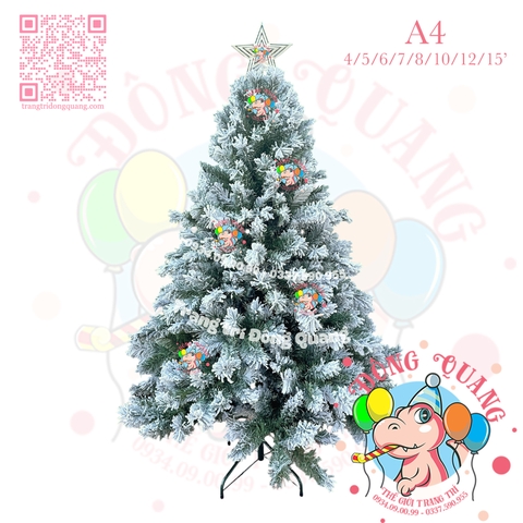 Cây thông phủ tuyết (cành treo)