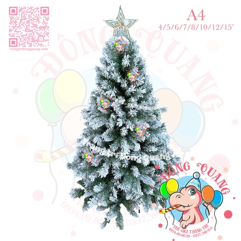 Cây thông phủ tuyết (cành treo)