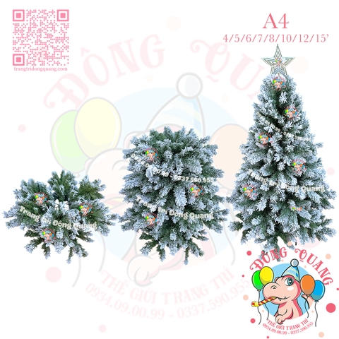 Cây thông phủ tuyết (cành treo)