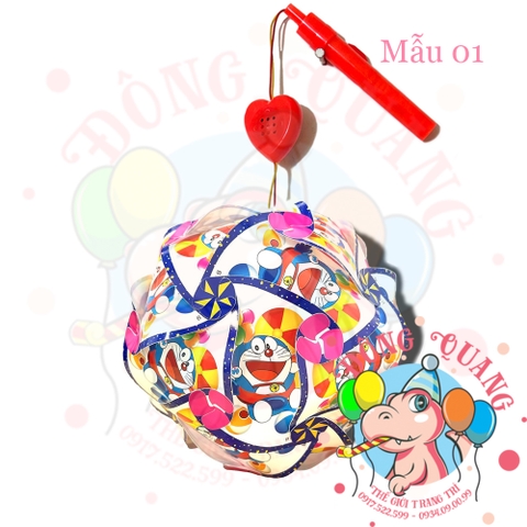 Đèn Trung thu nhựa banh lớn SS (10 mẫu)