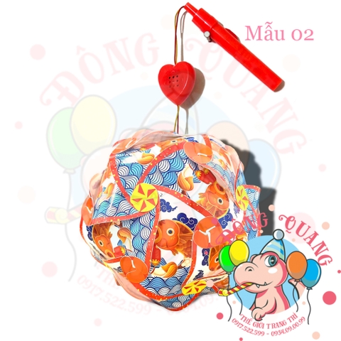 Đèn Trung thu nhựa banh lớn SS (10 mẫu)