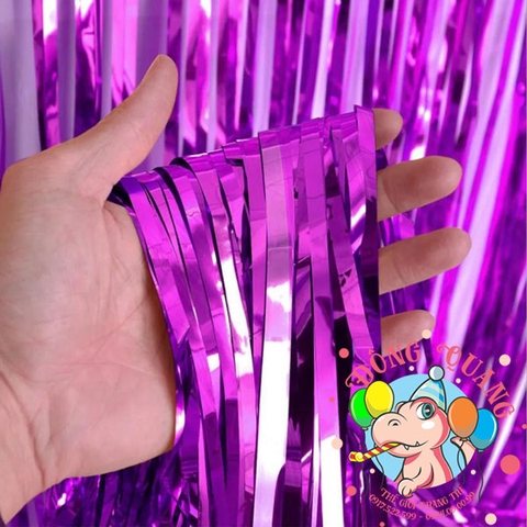 Rèm kim tuyến sợi bóng (12 màu)