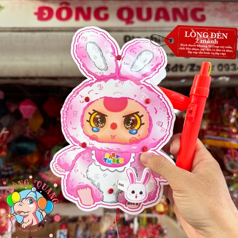 Đèn Trung thu nhựa 2 mảnh SS