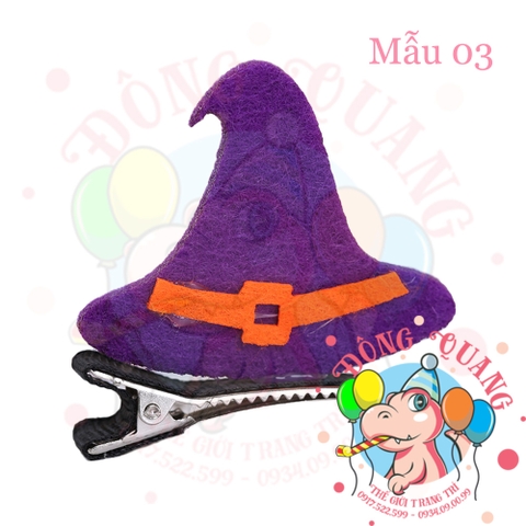 Kẹp tóc Halloween 1 (06 mẫu)