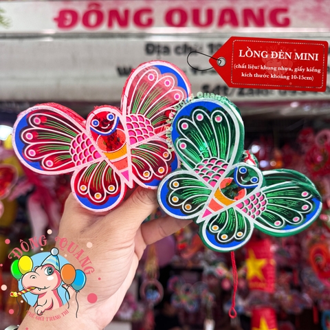 Đèn giấy kiếng khung nhựa mini loại 3