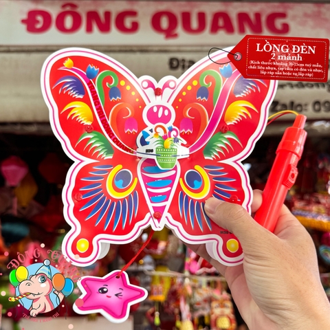 Đèn Trung thu nhựa 2 mảnh SS
