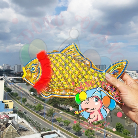 Đèn Trung thu giấy kiếng khung nhựa lớn 25cm