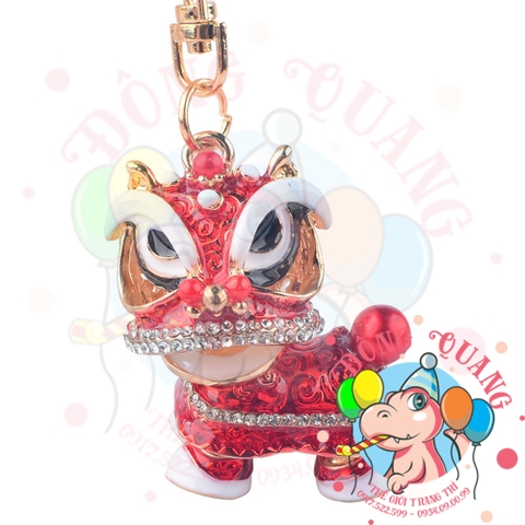 Móc treo Lân sứ may mắn