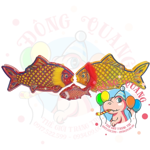 Đèn Trung thu giấy kiếng khung nhựa lớn 25cm