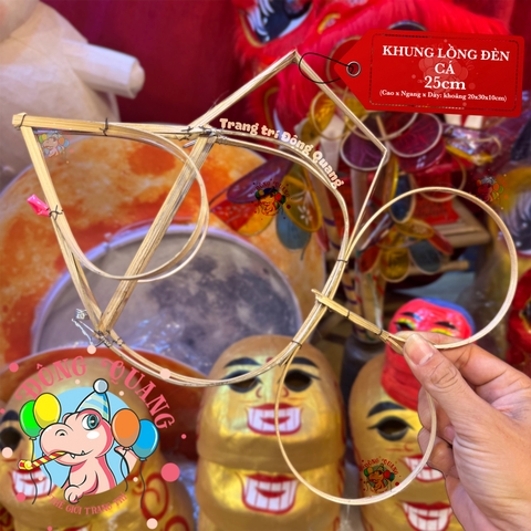 Khung lồng đèn tre